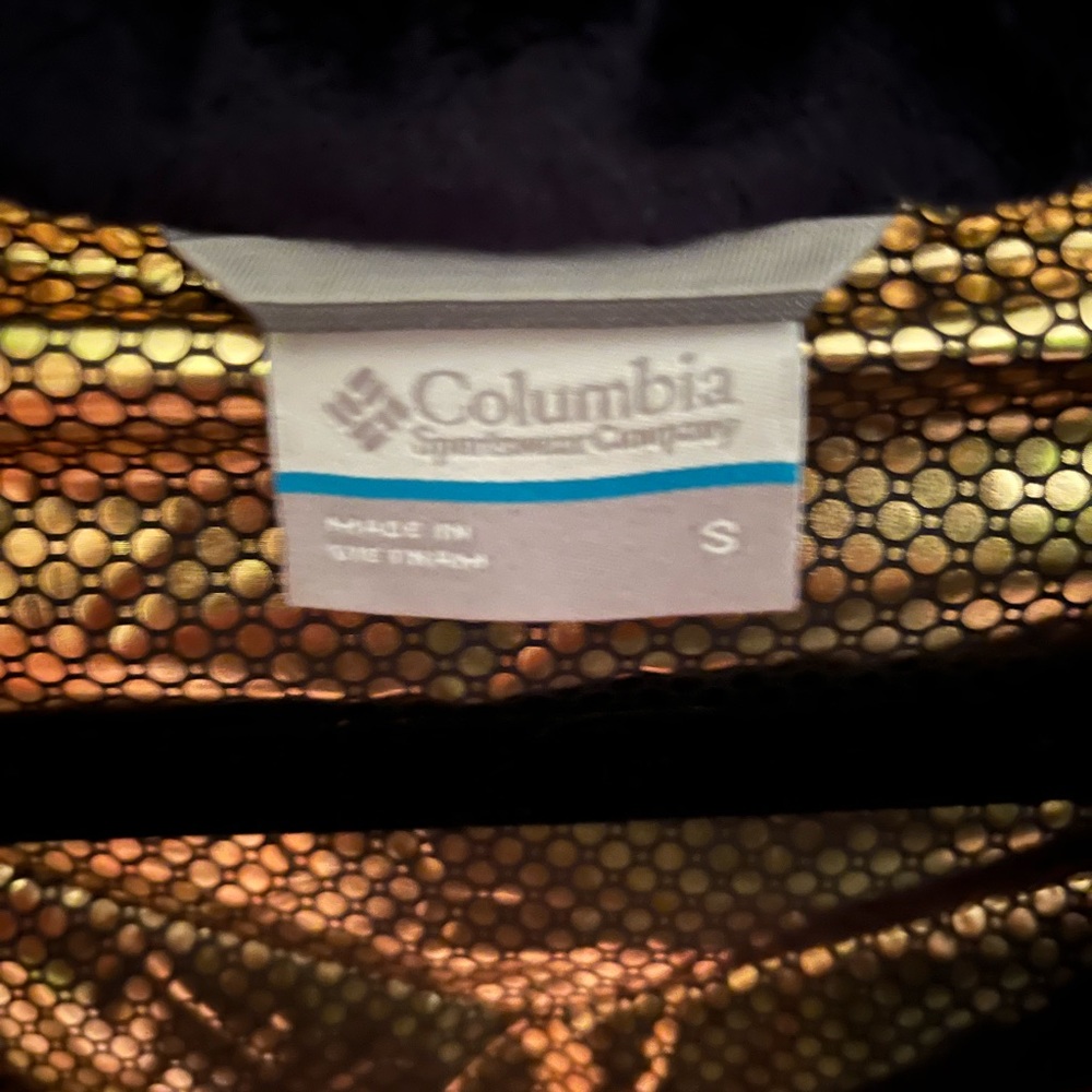NWT Columbia Mid-length Puffer Hooded Jacket dark nocturnal - Picture 8 of 9